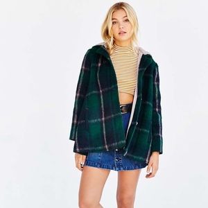Urban Outfitters BB Dakota Kellen Plaid Coat